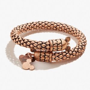 Alex and Ani Disney Parks Gift of Wisdom Rose Gold Wrap Bracelet